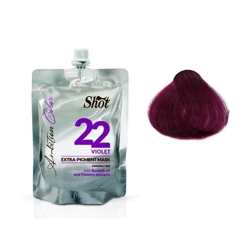 Маска тонуюча Екстра пігмент 22 Violet - Shot Ambition Color Extra Pigment Mask 200 мл