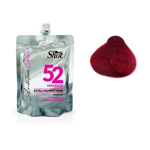 Маска тонуюча Екстра пігмент 52 Magenta - Shot Ambition Color Extra Pigment Mask 200 мл