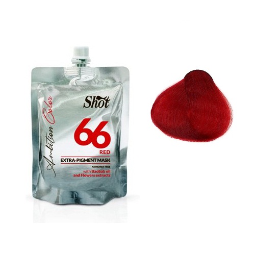 Маска тонуюча Екстра пігмент 66 Red - Shot Ambition Color Extra Pigment Mask 200 мл