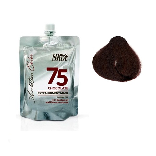 Маска тонуюча Екстра пігмент 75 Chocolate - Shot Ambition Color Extra Pigment Mask 200 мл