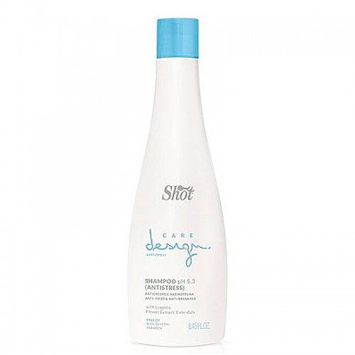 Shot Шампунь анти-стрес проти ламкості волосся для зволоження Care Design Antistress Shampoo