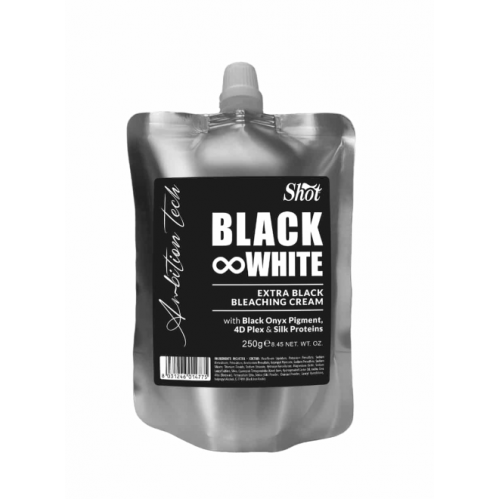 Крем, що знебарвлює чорний - Shot Decolorante in crema Nero Black 250 гр