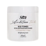 Екстра білий знебарвлюючий порошок для волосся на 10 тонів - Shot Ambition Tech Extra White Bleaching Color 500 гр