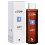 Шампунь №4 для жирної і чутливої шкіри голови - System 4 Sim Sensitive Shale Oil Shampoo 4