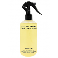 Спрей для кімнати та текстилю Ветивер та інжир - Sister's Aroma Room & Textile Spray 230 мл Спрей для кімнати та текстилю Ветивер та інжир - Sister's Aroma Room & Textile Spray 230 мл