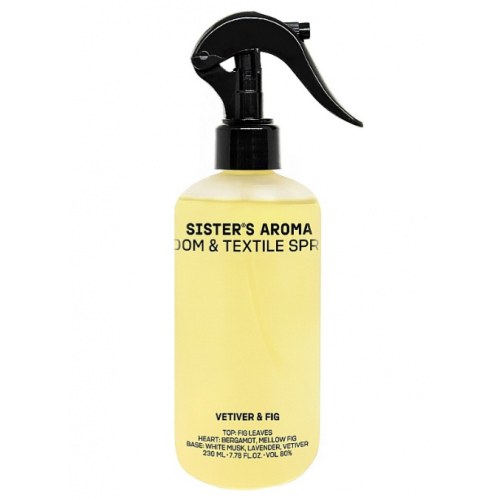 Спрей для кімнати та текстилю Ветивер та інжир - Sister's Aroma Room & Textile Spray 230 мл
