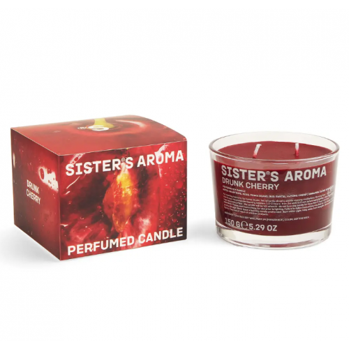 Свічка ароматична Вишня - Sister's Aroma Drunk Cherry 150 г
