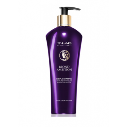 Фіолетовий кондиціонер для корекції та живлення волосся - T-LAB Professional Blond Ambition Purple Treatment 300 мл