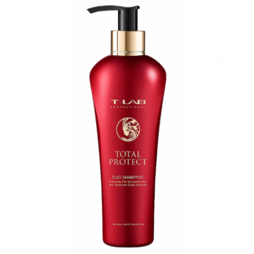 Шампунь для біозахисту й зволоження волосся - T-Lab Professional Total Protect Duo Shampoo 300 мл