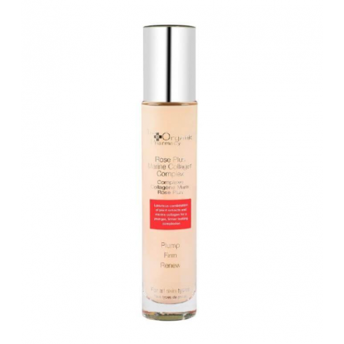 Cироватка з морським колагеном для обличчя - The Organic Pharmacy Rose Plus Marine Collagen Complex 35 мл