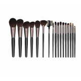 Набір пензлів для макіяжу - Tools For Beauty MiMo Makeup Brush Black Set 18 шт