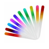Скляна пилочка для нігтів - Tools For Beauty Glass Nail File With Rainbowr Print 1 шт