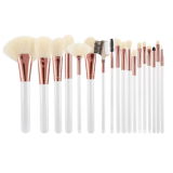 Набір пензлів для макіяжу - Tools For Beauty White Ecru 18 шт