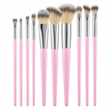 Набір пензлів для макіяжу - Tools For Beauty Pink 10 шт