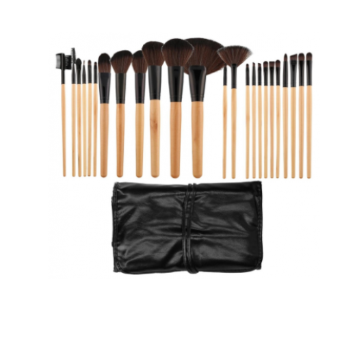 Набір професійних пензлів для макіяжу - Tools For Beauty 24 шт