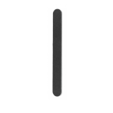 Пилочка для нігтів пряма чорна 150 на 180 - Tools For Beauty Nail File Straight Black