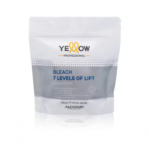 Порошок для знебарвлення волосся до 7 тонів - Yellow Bleach 7 Levels of Lift 500 гр