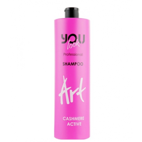 Шампунь для захисту кольору волосся з екстрактом кашеміру - You Look Art Cashmere Active Shampoo 1000 мл