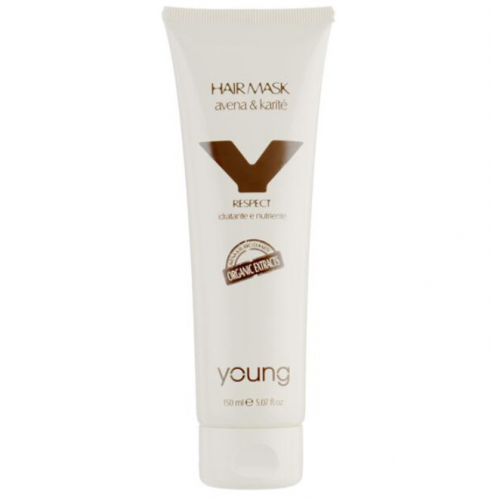 Зволожуюча маска для волосся - Young Hair Mask Avena and Karite 150 мл